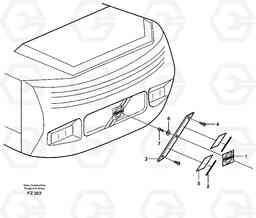 34645 Sign plates and transfer,outer location EC150C SER NO 254-, Volvo Construction Equipment