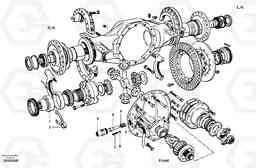 37642 Final drive - differential lock G700 MODELS S/N 33000 -, Volvo Construction Equipment