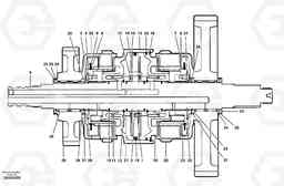 69486 Output clutch and shaft G700 MODELS S/N 33000 -, Volvo Construction Equipment