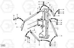38379 Lo-bank wing braces - hydraulic wing G700 MODELS S/N 33000 -, Volvo Construction Equipment