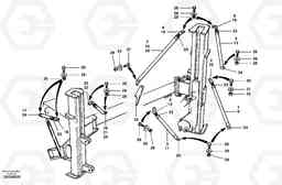 38382 Hi-bank wing braces - hydraulic wing G700 MODELS S/N 33000 -, Volvo Construction Equipment