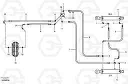 8321 Articulation hydraulic circuit G700 MODELS S/N 33000 -, Volvo Construction Equipment