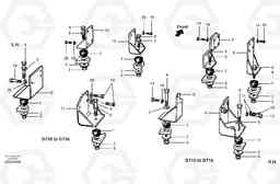 20173 Engine mounts G700 MODELS S/N 33000 -, Volvo Construction Equipment