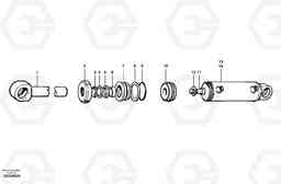 8315 Wheel lean cylinders G700 MODELS S/N 33000 -, Volvo Construction Equipment