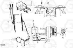 19393 Lower front window wipers - fixed window G700 MODELS S/N 33000 -, Volvo Construction Equipment