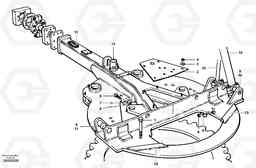 13205 Drawbar - rear - HMBCS G700 MODELS S/N 33000 -, Volvo Construction Equipment