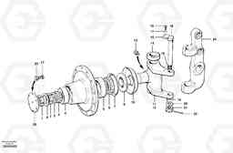 8301 Front axle spindles G700 MODELS S/N 33000 -, Volvo Construction Equipment