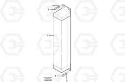 7225 Fuel cooler G700B MODELS S/N 35000 -, Volvo Construction Equipment