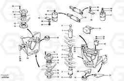 103954 Articulation hinge G700 MODELS S/N 33000 -, Volvo Construction Equipment