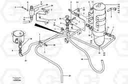 10980 Fuel circuit - fuel filter G700B MODELS S/N 35000 -, Volvo Construction Equipment