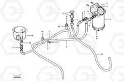 7219 Fuel circuit - standard filter G700B MODELS S/N 35000 -, Volvo Construction Equipment