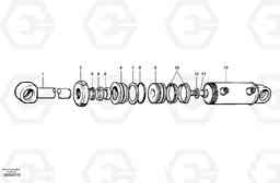 8314 Wheel lean cylinders G700 MODELS S/N 33000 -, Volvo Construction Equipment