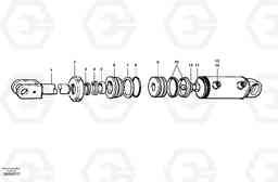 8318 Wheel lean cylinders G700 MODELS S/N 33000 -, Volvo Construction Equipment