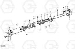 50840 Circle shift cylinder G700 MODELS S/N 33000 -, Volvo Construction Equipment