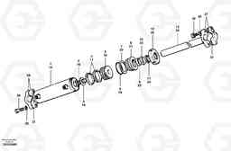 13185 Circle shift cylinder G700 MODELS S/N 33000 -, Volvo Construction Equipment