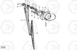 14800 Window wiper - rear - standard cab G700 MODELS S/N 33000 -, Volvo Construction Equipment