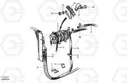 51602 Air conditioning compressor and hoses G700 MODELS S/N 33000 -, Volvo Construction Equipment