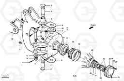 47420 Hub and knuckle G700 MODELS S/N 33000 -, Volvo Construction Equipment