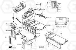 20358 Sound suppression and trim - lower cab G700B MODELS S/N 35000 -, Volvo Construction Equipment