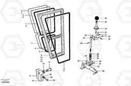 53177 Doors and latch G700 MODELS S/N 33000 -, Volvo Construction Equipment