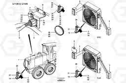 70552 Wiring harness - rear G700B MODELS S/N 35000 -, Volvo Construction Equipment