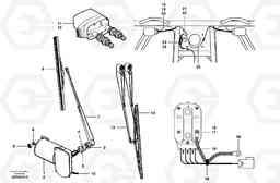 14142 Lower front window wipers G700B MODELS S/N 35000 -, Volvo Construction Equipment