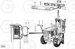 58923 Lights - rear G700 MODELS S/N 33000 -, Volvo Construction Equipment