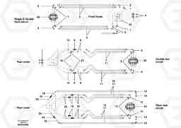 63286 Auxilary hydraulic circuits G700B MODELS S/N 35000 -, Volvo Construction Equipment