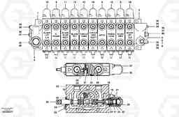 66174 Manifold valve G700 MODELS S/N 33000 -, Volvo Construction Equipment