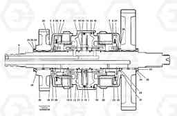 68373 Output clutch and shaft G700B MODELS S/N 35000 -, Volvo Construction Equipment