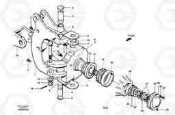 47421 Hub and knuckle G700B MODELS S/N 35000 -, Volvo Construction Equipment