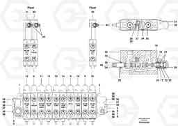 66176 Manifold valve G700B MODELS S/N 35000 -, Volvo Construction Equipment