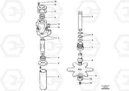 101550 Circle turn valve G700B MODELS S/N 35000 -, Volvo Construction Equipment