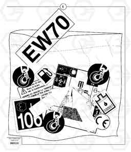 6138 Transfer EW70 TYPE 262, Volvo Construction Equipment