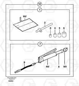 21165 Tools EC14 TYPE 246, 271, Volvo Construction Equipment