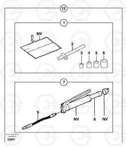 7309 Tools EC50VV TYPE 247, Volvo Construction Equipment