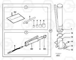 3319 Tools EC70VV TYPE 233, Volvo Construction Equipment