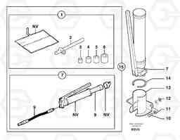 10338 Tools EW70VV TYPE 262, Volvo Construction Equipment