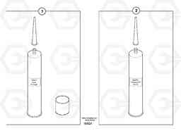 21166 Glue Kit for cab EC14 TYPE 246, 271, Volvo Construction Equipment