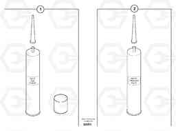 7313 Glue Kit for cab EC50VV TYPE 247, Volvo Construction Equipment