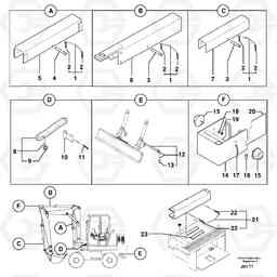 49790 Safety device EW50VV TYPE 256, Volvo Construction Equipment