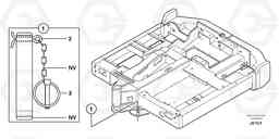 18790 Slew locking EW70VV TYPE 262, Volvo Construction Equipment