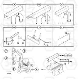 10944 Safety device EW70 TYPE 262, Volvo Construction Equipment