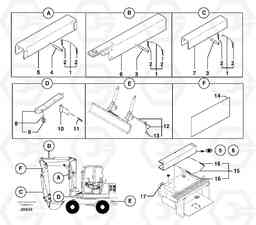 18793 Safety device EW70VV TYPE 262, Volvo Construction Equipment