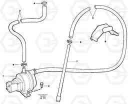 67468 Fuelfilling pump with hoses EW150C SER NO 689-, Volvo Construction Equipment