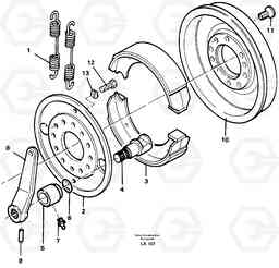 94161 Universaljoint brake EW150C SER NO 689-, Volvo Construction Equipment