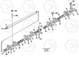 15518 Valve mechanism EW150C SER NO 689-, Volvo Construction Equipment