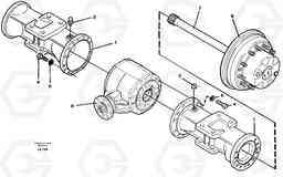 26730 Axle beam, rear EW150C SER NO 689-, Volvo Construction Equipment