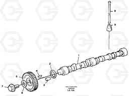 45418 Camshaft EW150C SER NO 689-, Volvo Construction Equipment