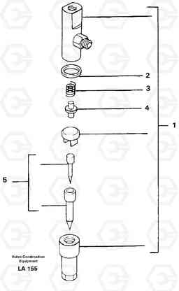 34668 Injector EW150C SER NO 689-, Volvo Construction Equipment